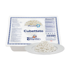 Mozzarella FIOR DI LATTE 2,5 kg CUBETTATA TANAGRINA
