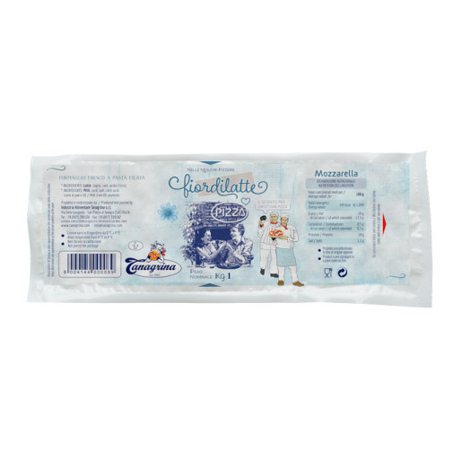 Mozzarella blok 1 kg  Fior di Latte TANAGRINA