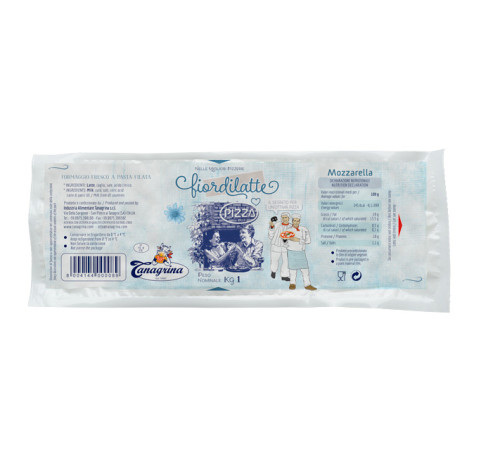 Mozzarella blok 1 kg  Fior di Latte TANAGRINA