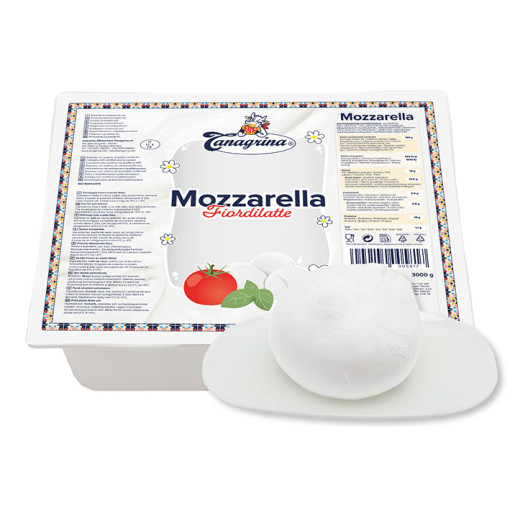 Mozzarella guličky FIOR DI LATTE 500 gr.vanička 3 kg TANAGRINA