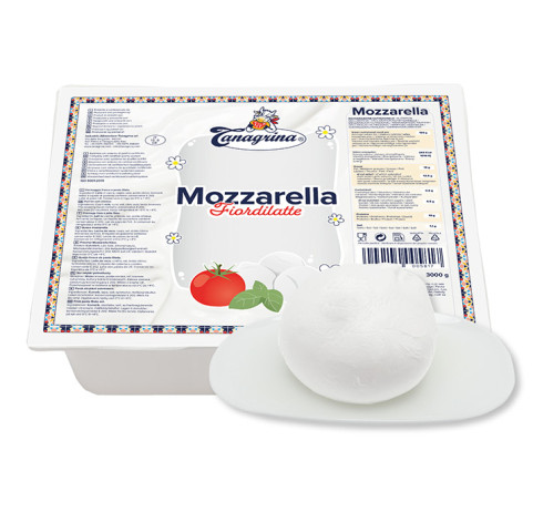 Mozzarella guličky FIOR DI LATTE 500 gr.vanička 3 kg TANAGRINA