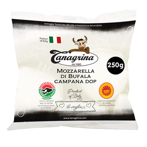 Mozzarella bufala 250 gr (balenie 250gr)