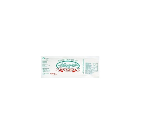 Mozzarella  blok 1 kg MONTEVERDI