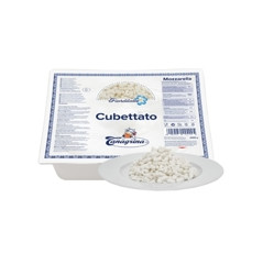 Mozzarella FIOR DI LATTE 2,5 kg CUBETTATA TANAGRINA