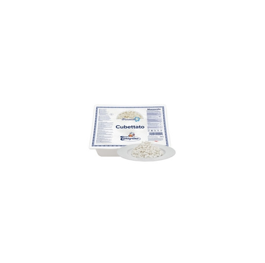 Mozzarella FIOR DI LATTE 2,5 kg CUBETTATA TANAGRINA