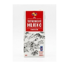 Mlieko plnotučné 3,5% 1 Lt