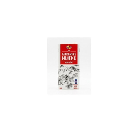Mlieko plnotučné 3,5% 1 Lt