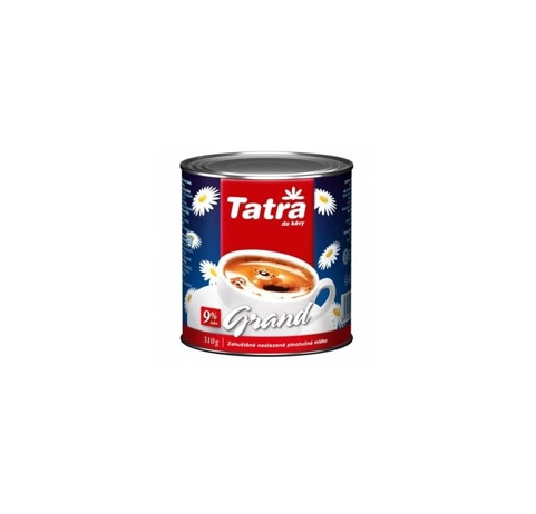 Zahustené mlieko Tatra Grand 9%  plech.410g