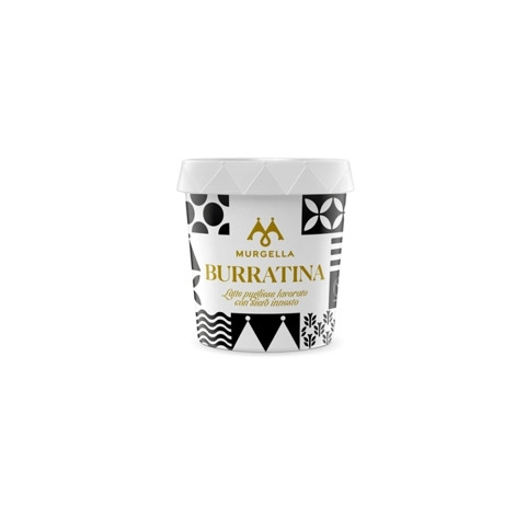 Burrata pugliese vo vaničke (1 ks) +/- 120gr  MURGELLA