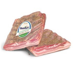 Bôčik údený (pancetta) 1/2 vákum +/- 2 kg BOMBIERI
