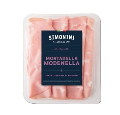 Saláma Mortadella KRÁJANÁ 250 gr. ,,BOLOGNA  I.G.T"
