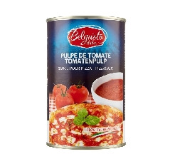 Drvené paradajky polpa  4,3kg plechovka BELGUSTO