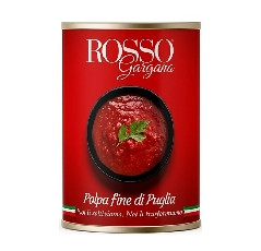 Drvené paradajky polpa 400gr. "ROSSO GARGANO"