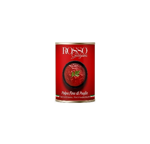 Drvené paradajky polpa 400gr. "ROSSO GARGANO"