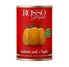 Lúpané paradajky žlté 400gr. "ROSSO GARGANO"